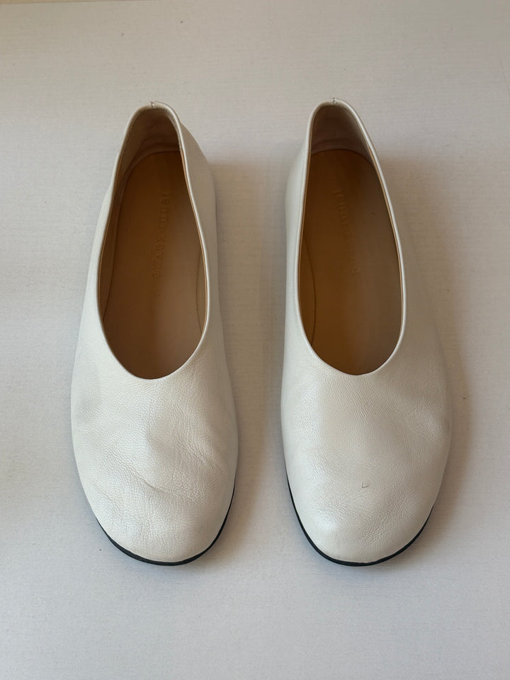 Jenni Kayne Bone Leather Ballet Flats