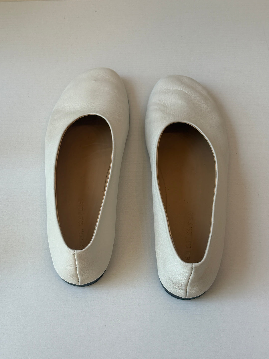 Jenni Kayne Bone Leather Ballet Flats
