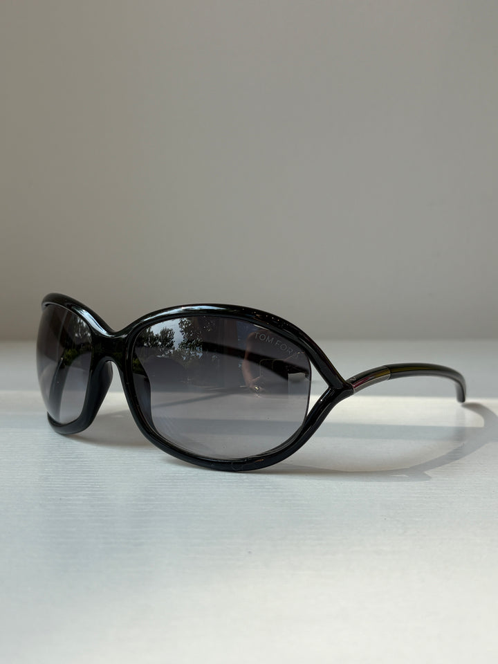 Tom Ford Black Whitney Oversized Sunglasses
