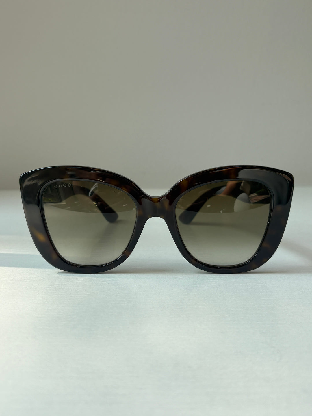 Gucci Tortoiseshell Acetate Oversized Sunglasses