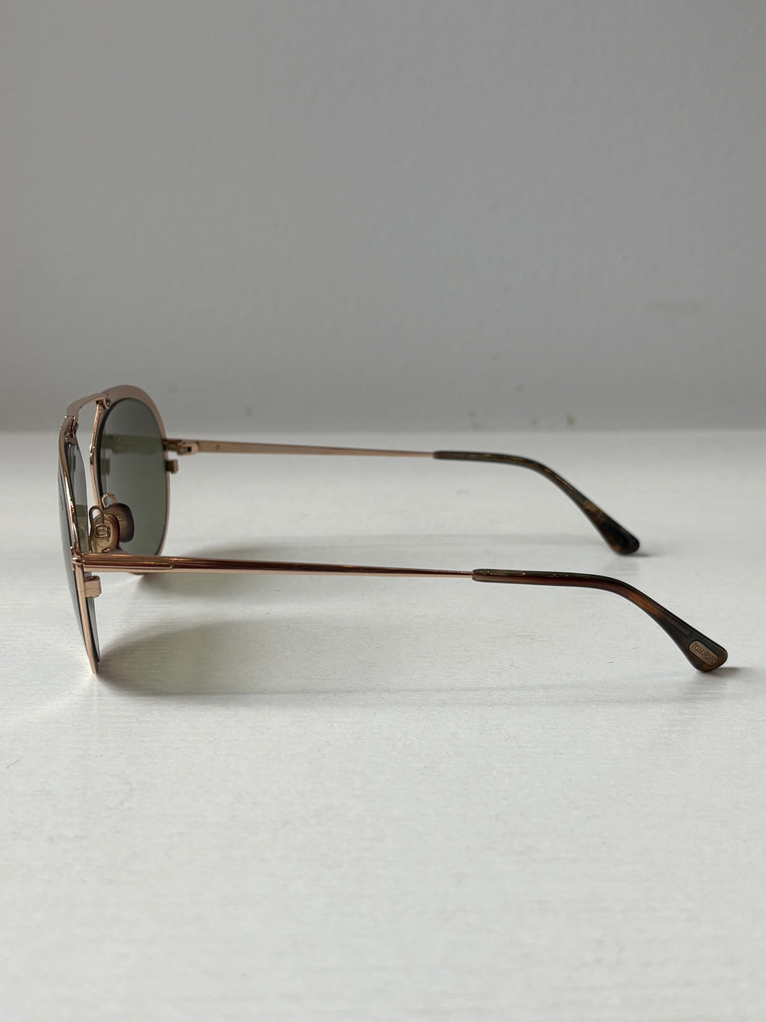 Tom Ford Dashel Gold-Tone Aviator Sunglasses with Case
