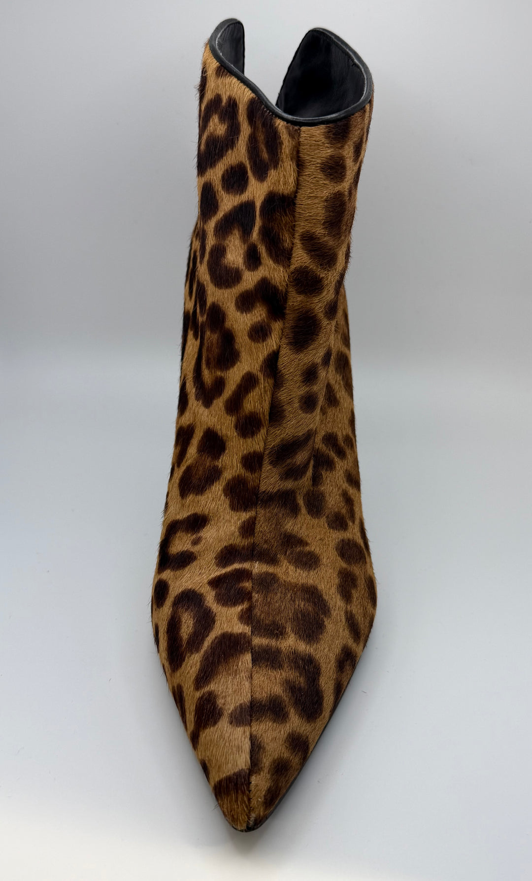 Marc Fisher Leopard Calf Hair Ankle Booties