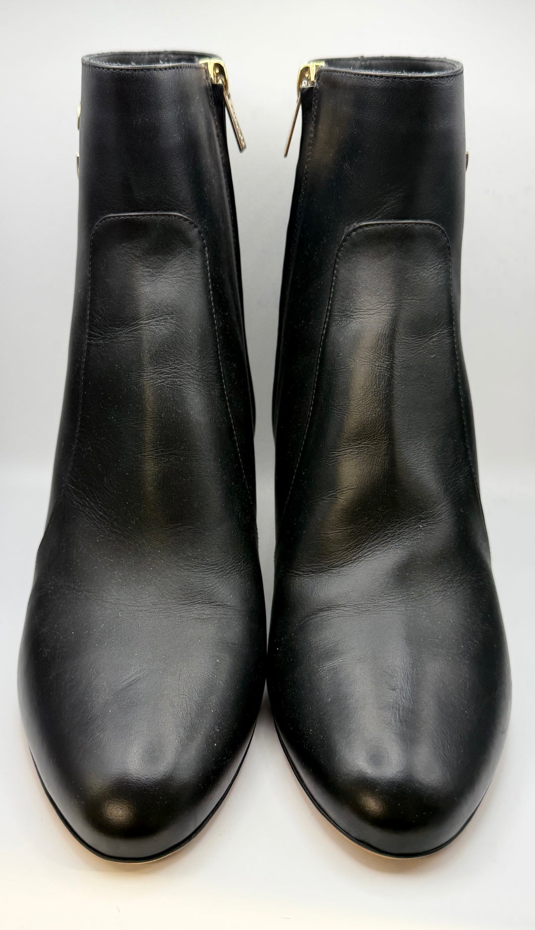 Jimmy Choo JC Monogram Leather Ankle Boots