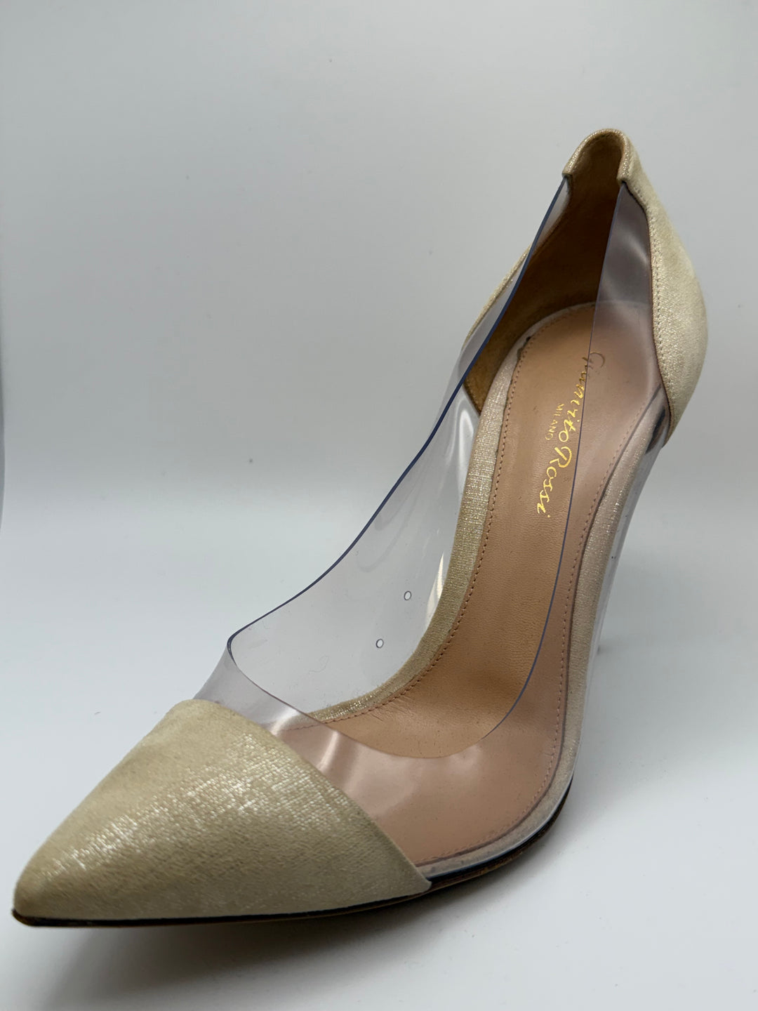 Gianvito Rossi Plexi & Metallic Pumps