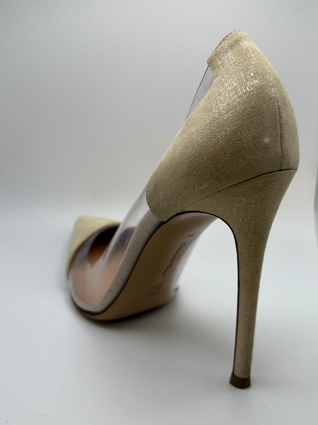 Gianvito Rossi Plexi & Metallic Pumps
