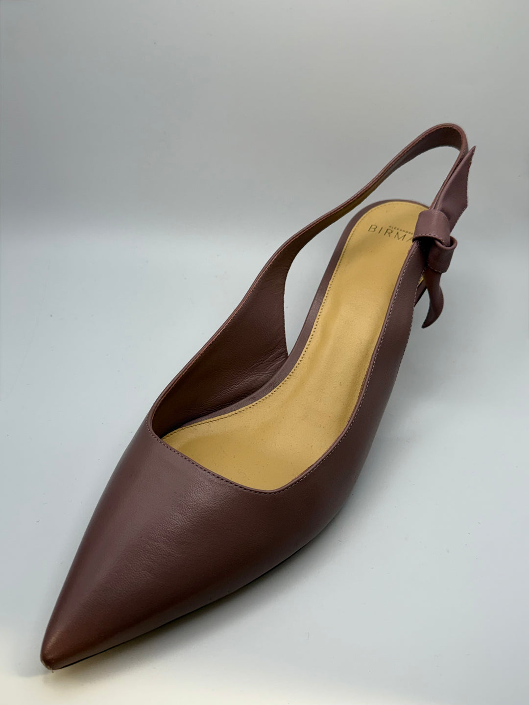 Alexandre Birman Leather Slingback Pumps