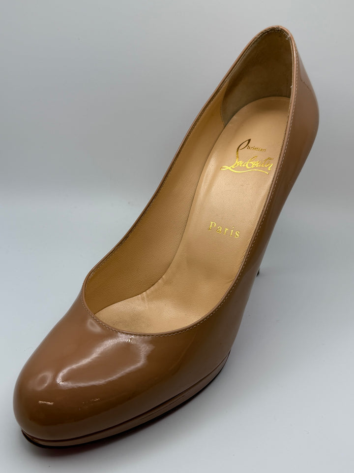 Christian Louboutin Patent Leather Platform Pumps