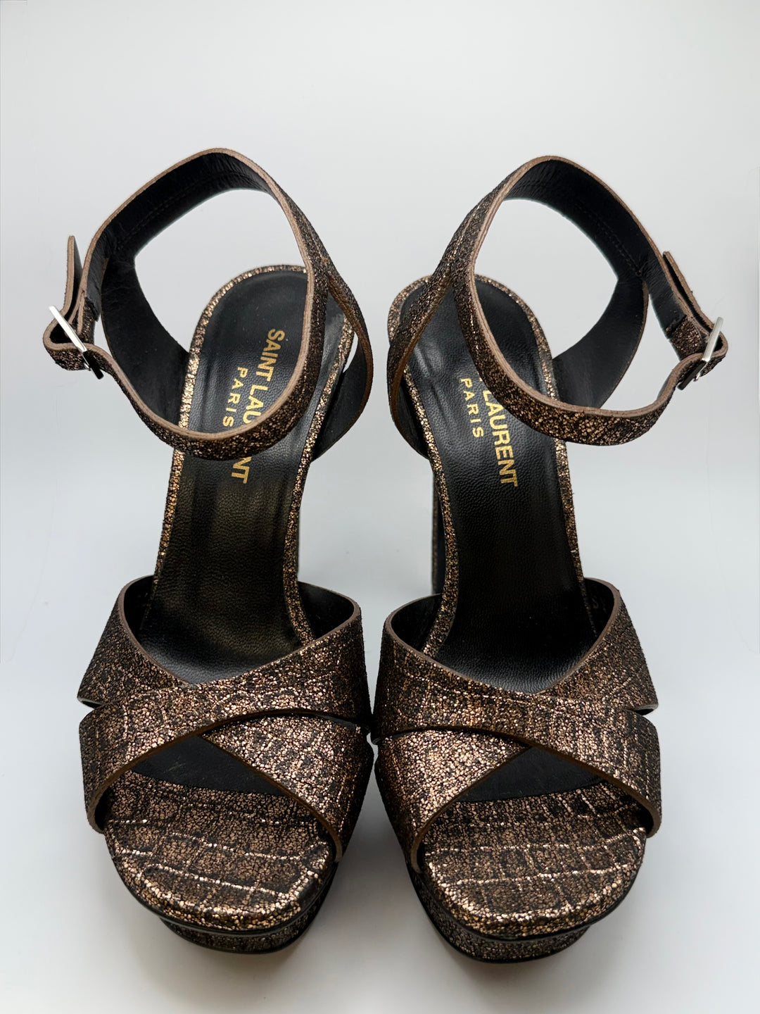 Saint Laurent Metallic Bronze Pumps