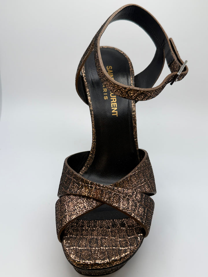Saint Laurent Metallic Bronze Pumps