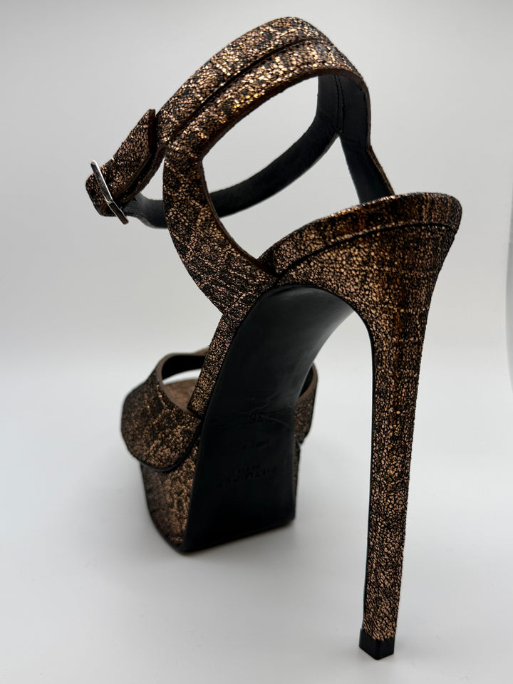 Saint Laurent Metallic Bronze Pumps
