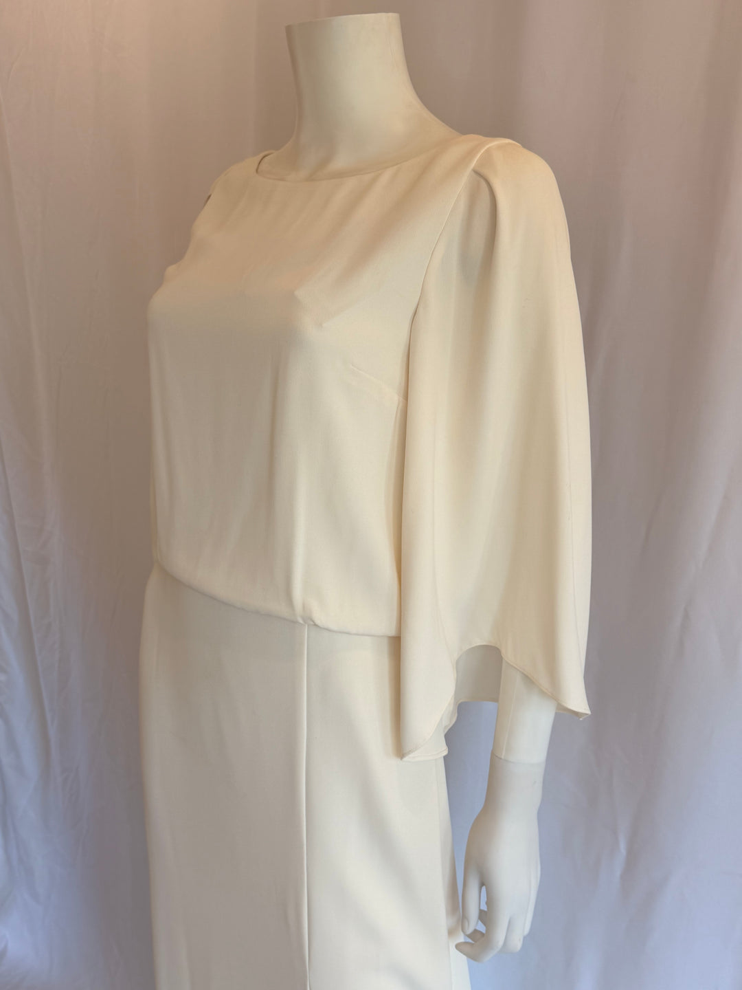 Halston Heritage Ivory Gown