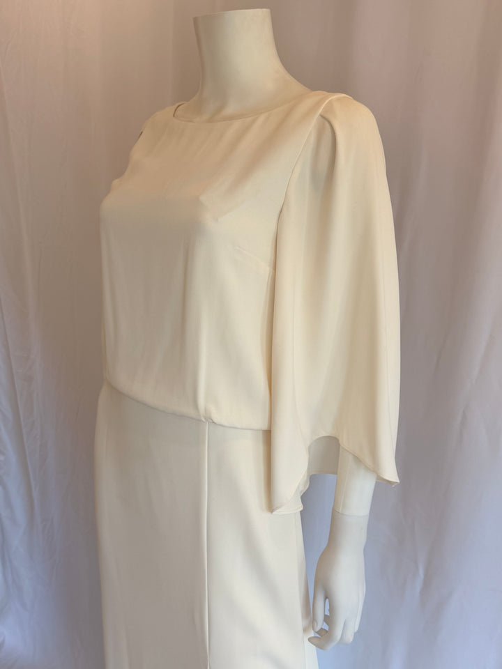 Halston Heritage Ivory Gown