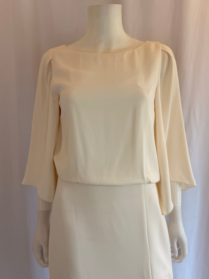 Halston Heritage Ivory Gown