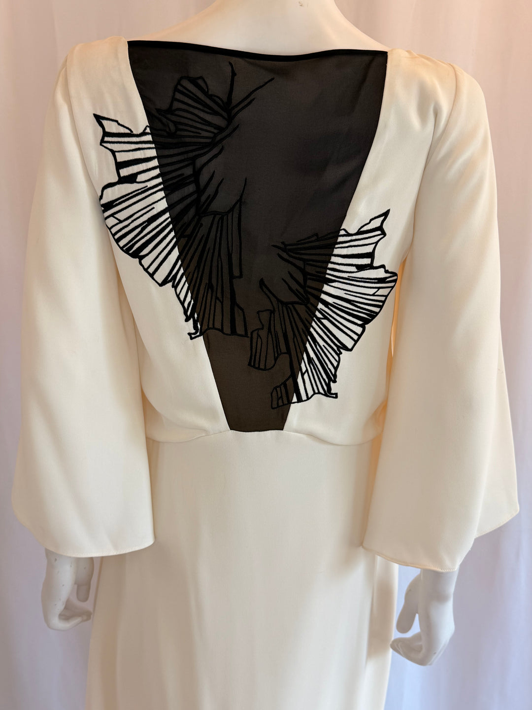 Halston Heritage Ivory Gown