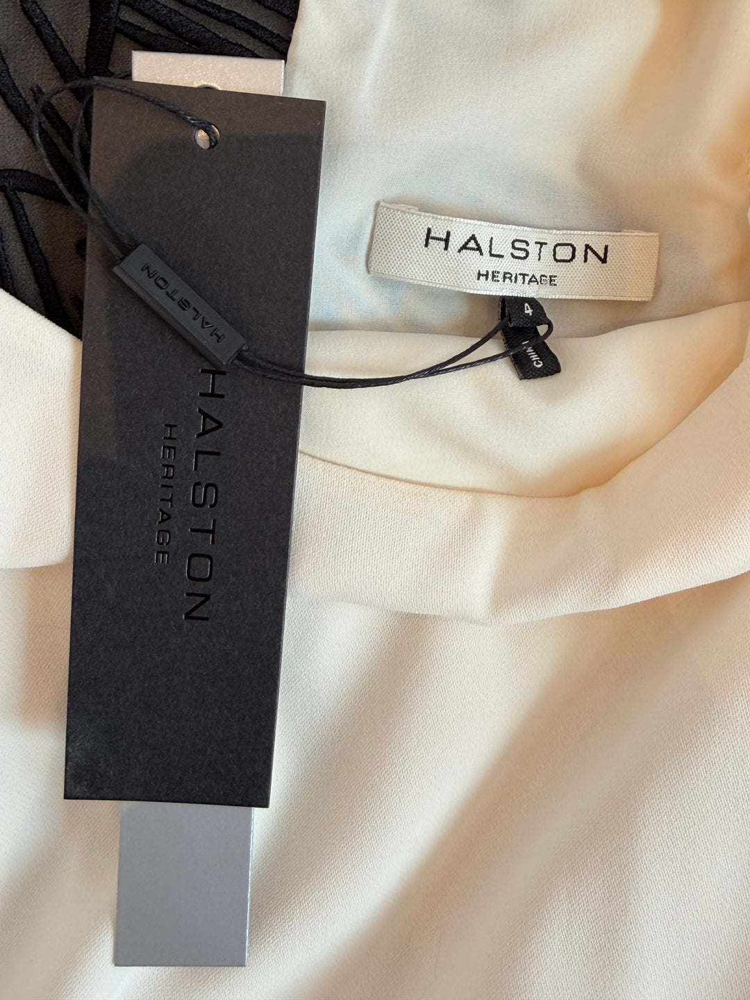 Halston Heritage Ivory Gown