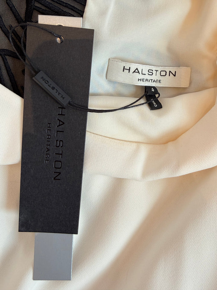Halston Heritage Ivory Gown