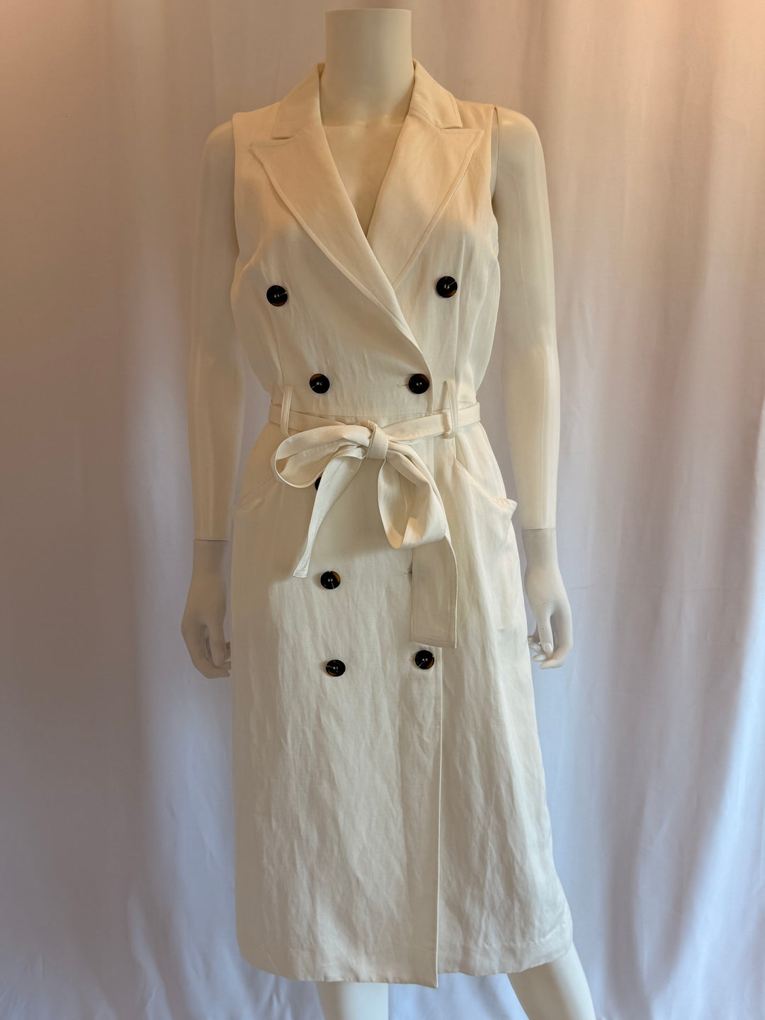 Reiss Ivory Midi Dress