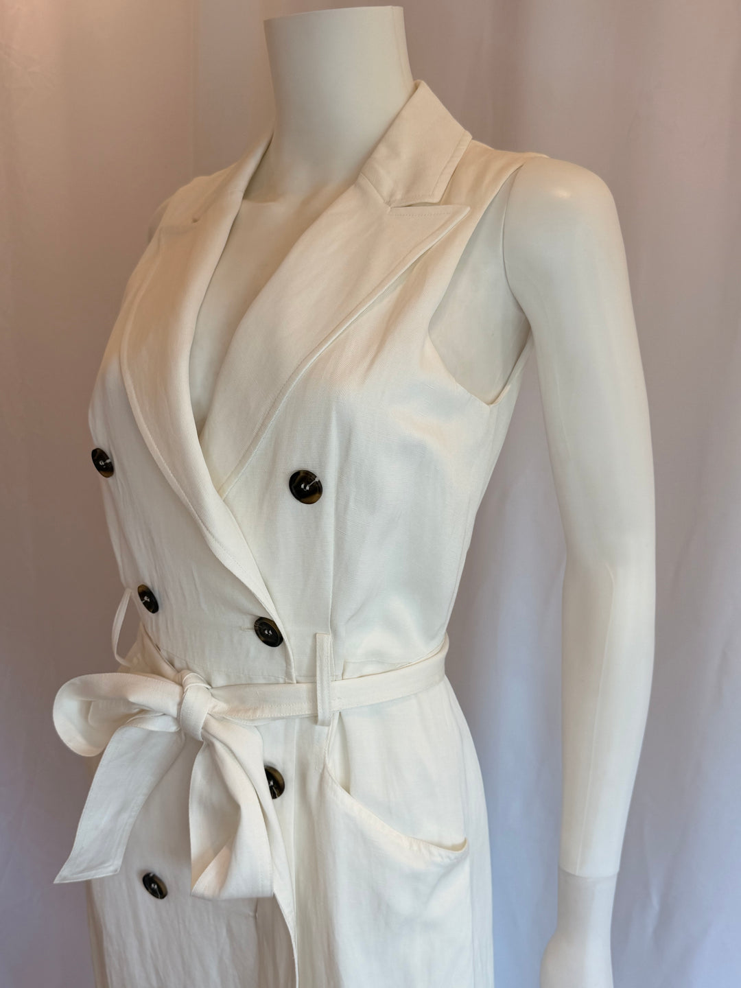 Reiss Ivory Midi Dress