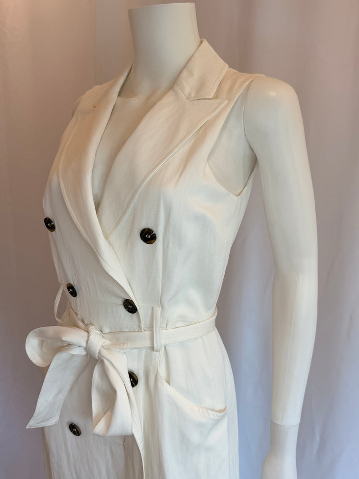 Reiss Ivory Midi Dress