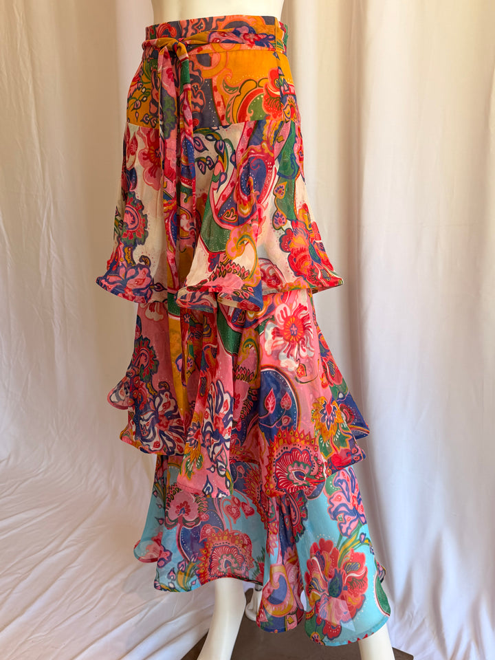 Zimmermann Lovestruck Flounce Skirt