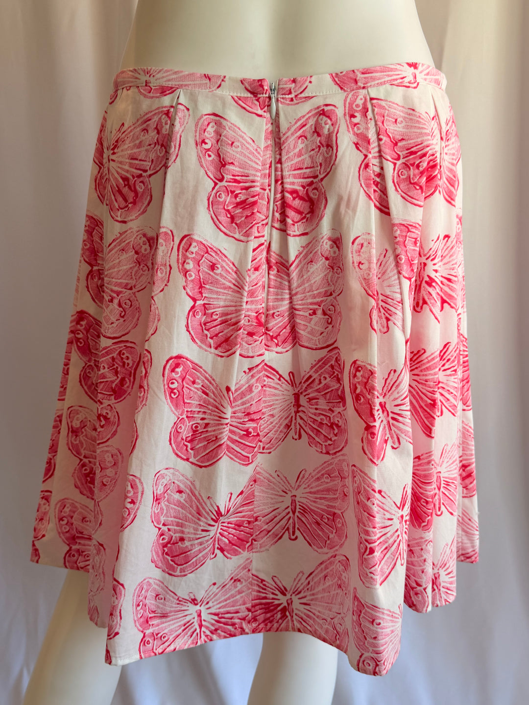 Red Valentino Butterfly Print Skirt