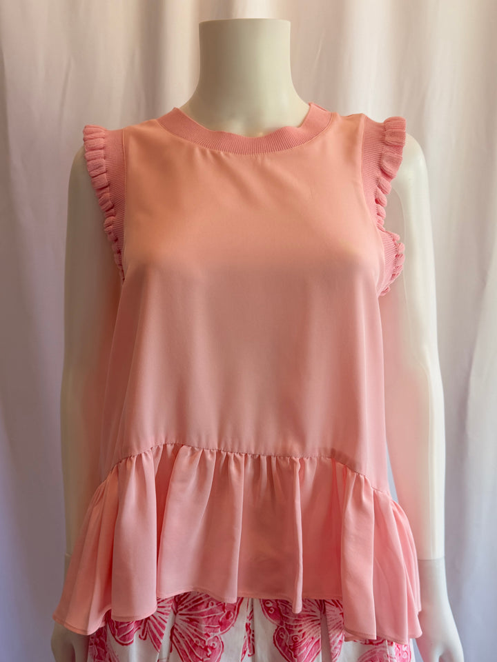 Cinq A Sept Peplum Top