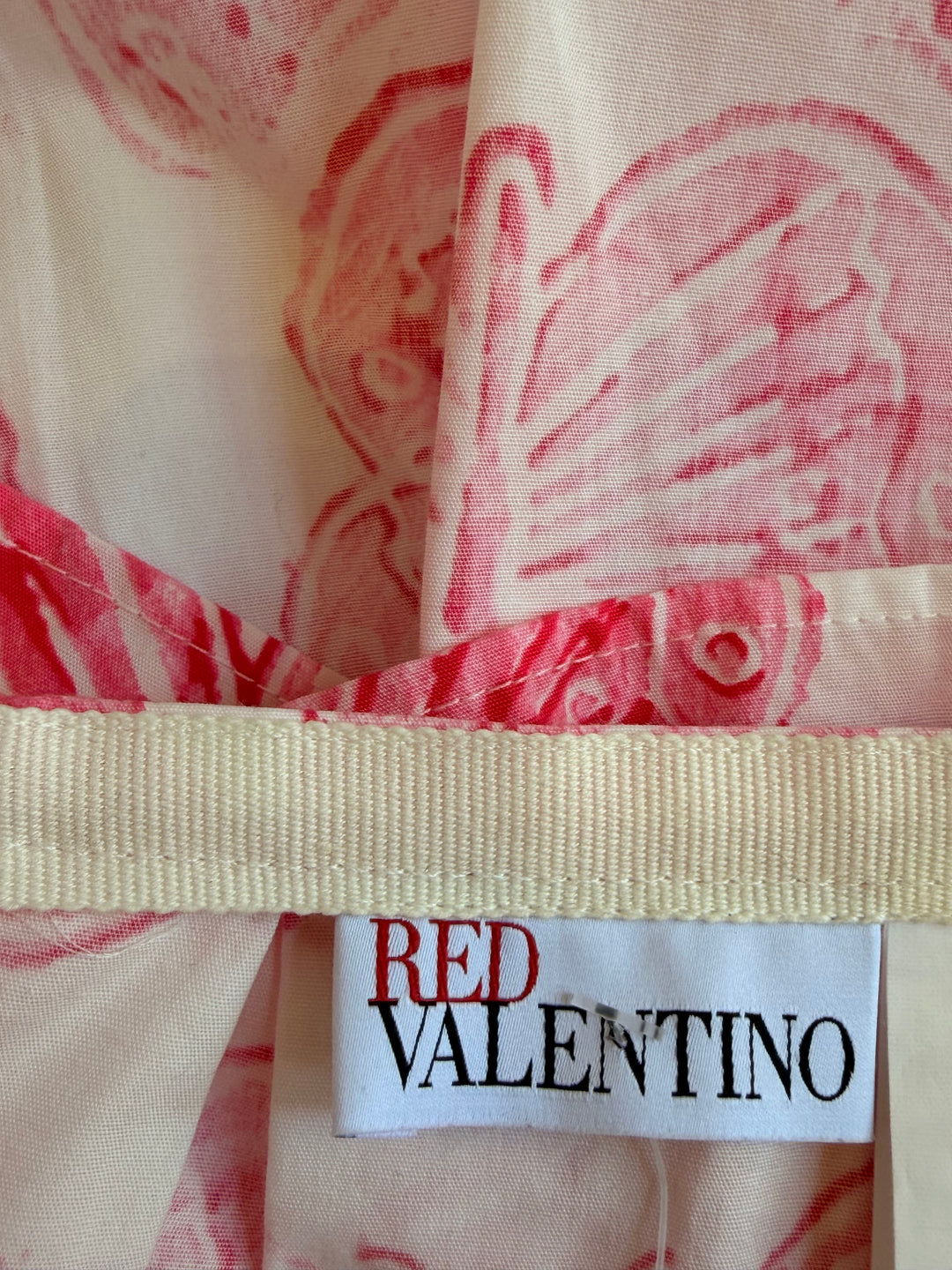 Red Valentino Butterfly Print Skirt