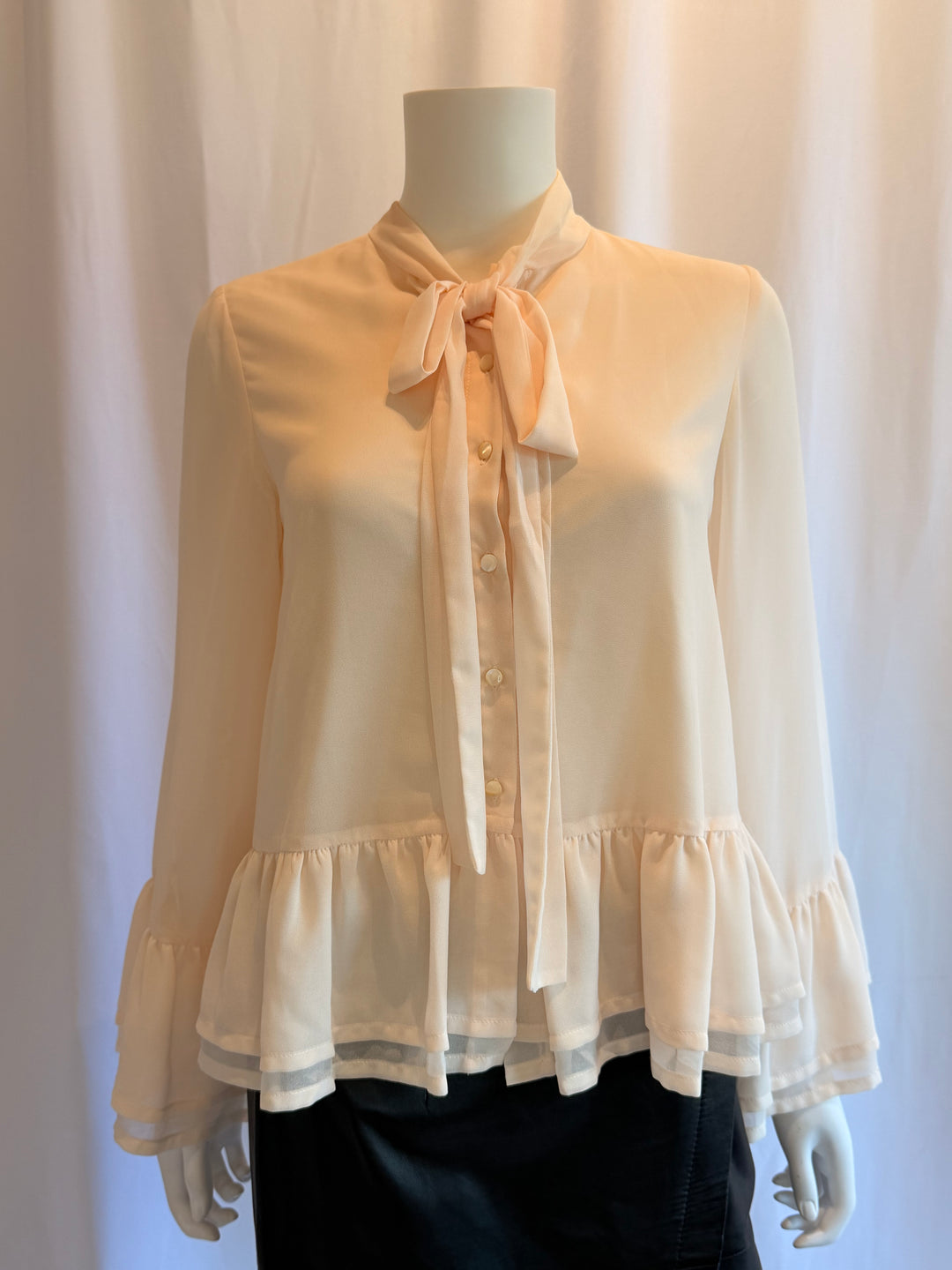 Amanda Uprichard Ivory Blouse