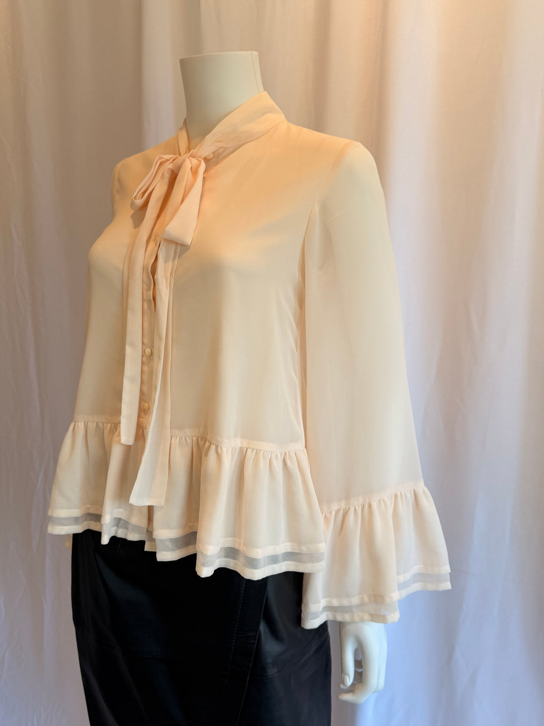 Amanda Uprichard Ivory Blouse