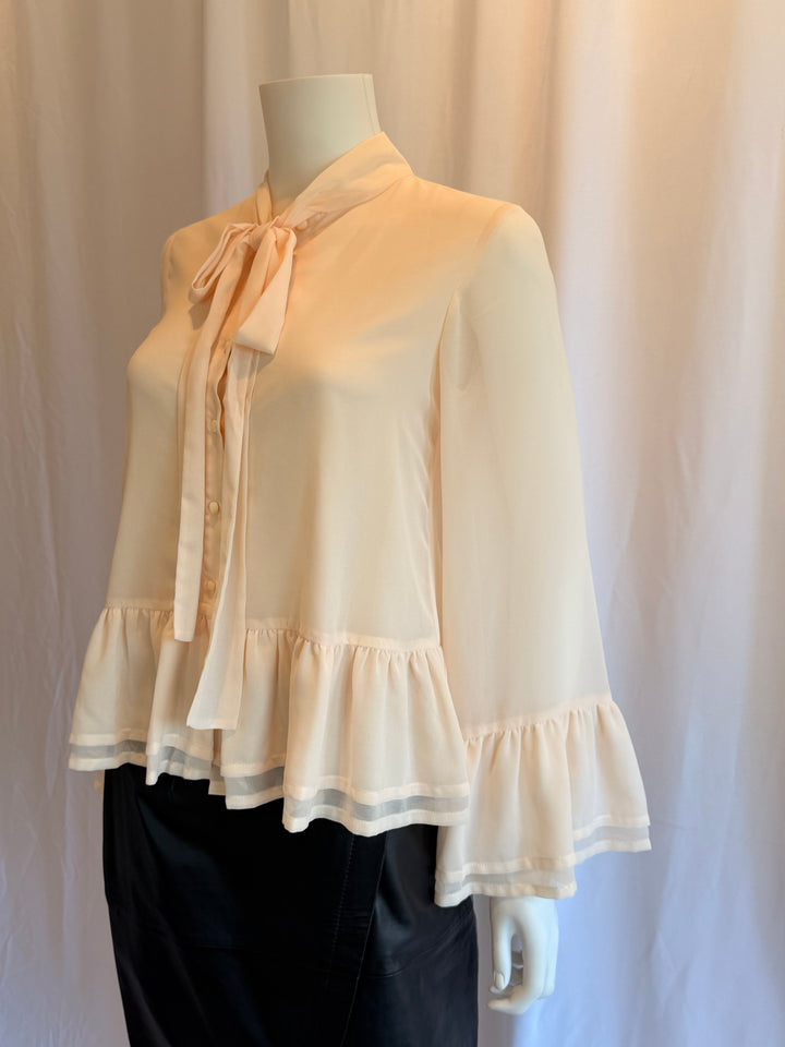 Amanda Uprichard Ivory Blouse
