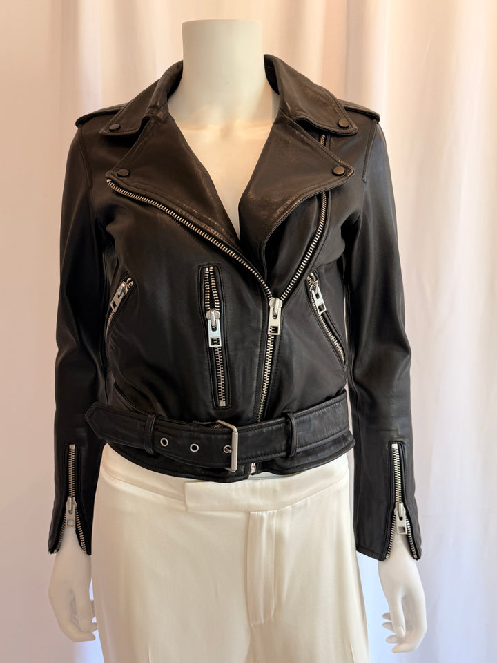 All Saints Balfern Leather Biker Jacket