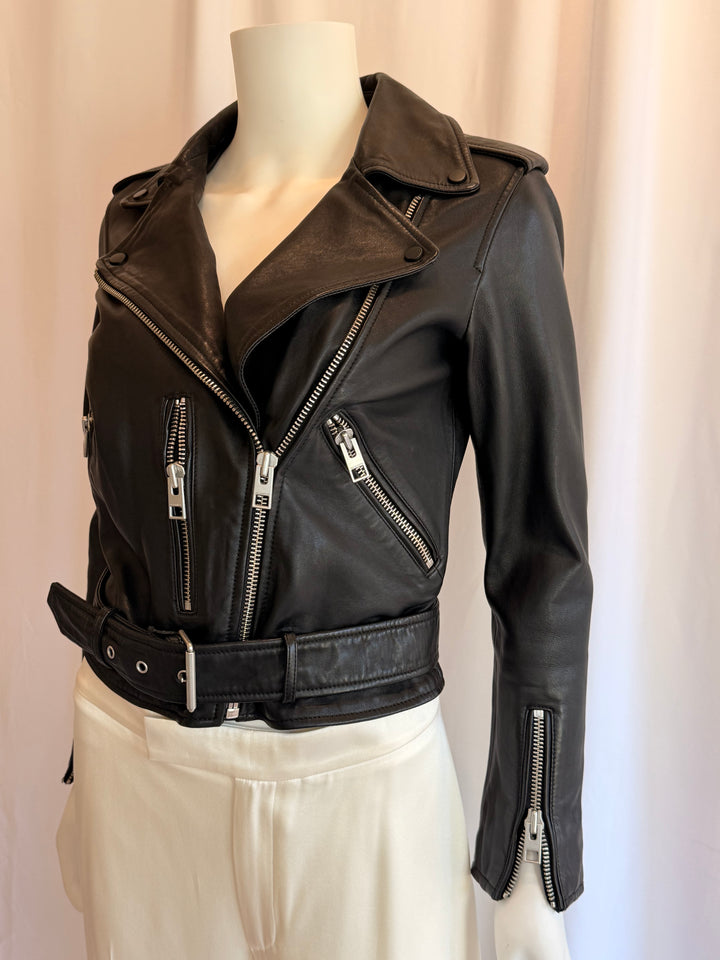All Saints Balfern Leather Biker Jacket