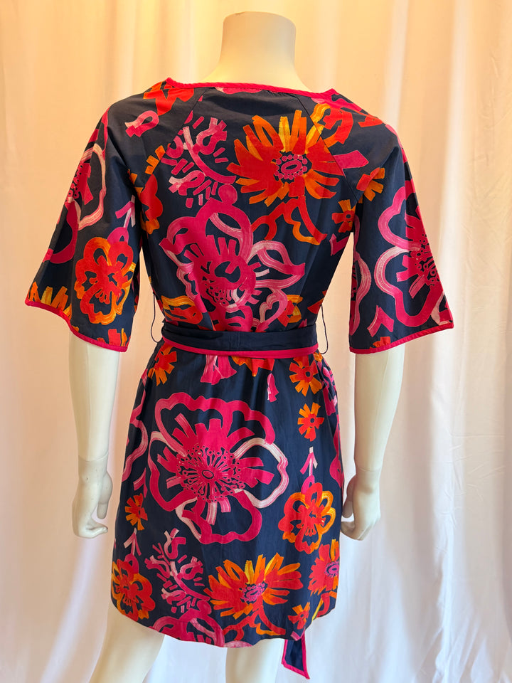 Frances Valentine Abstract Floral Mini Dress