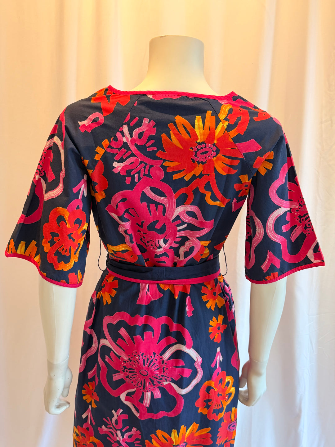 Frances Valentine Abstract Floral Mini Dress
