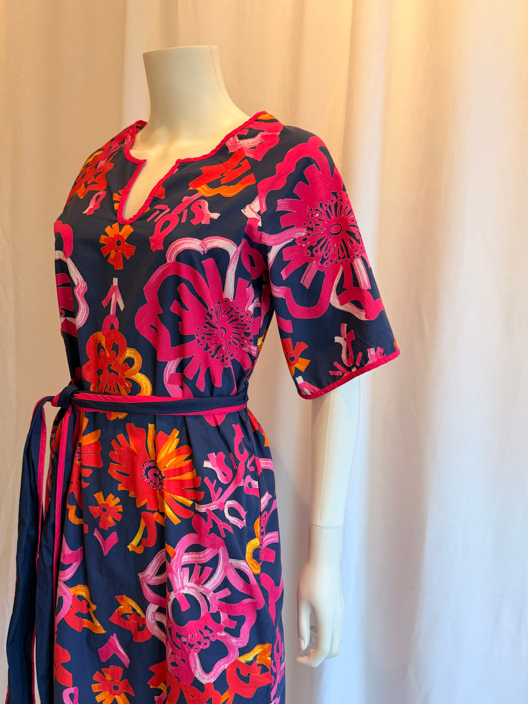 Frances Valentine Abstract Floral Mini Dress