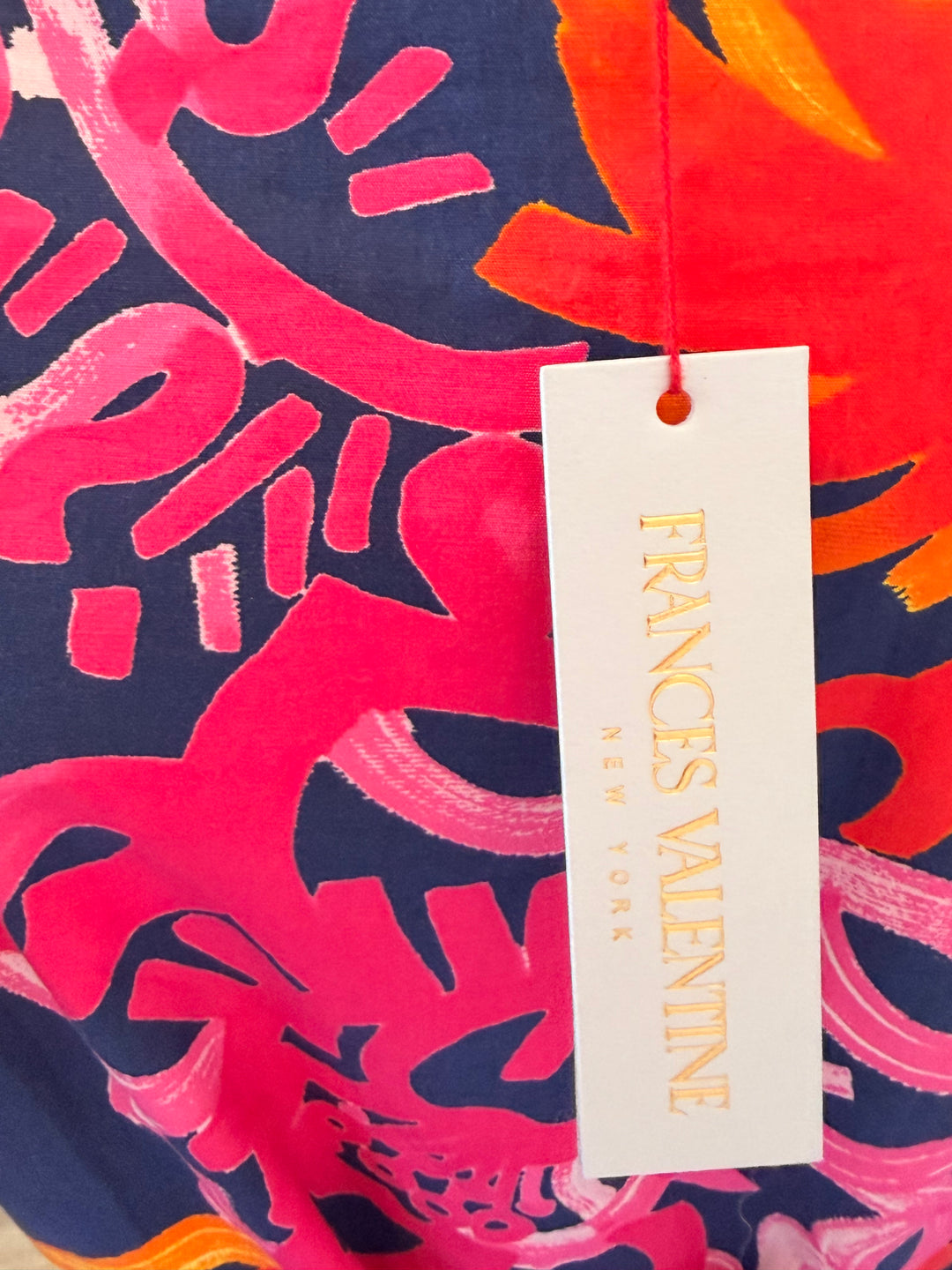 Frances Valentine Abstract Floral Mini Dress