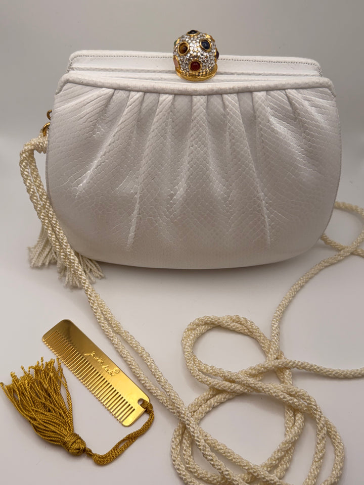 Judith Leiber Vintage Ivory Evening Bag