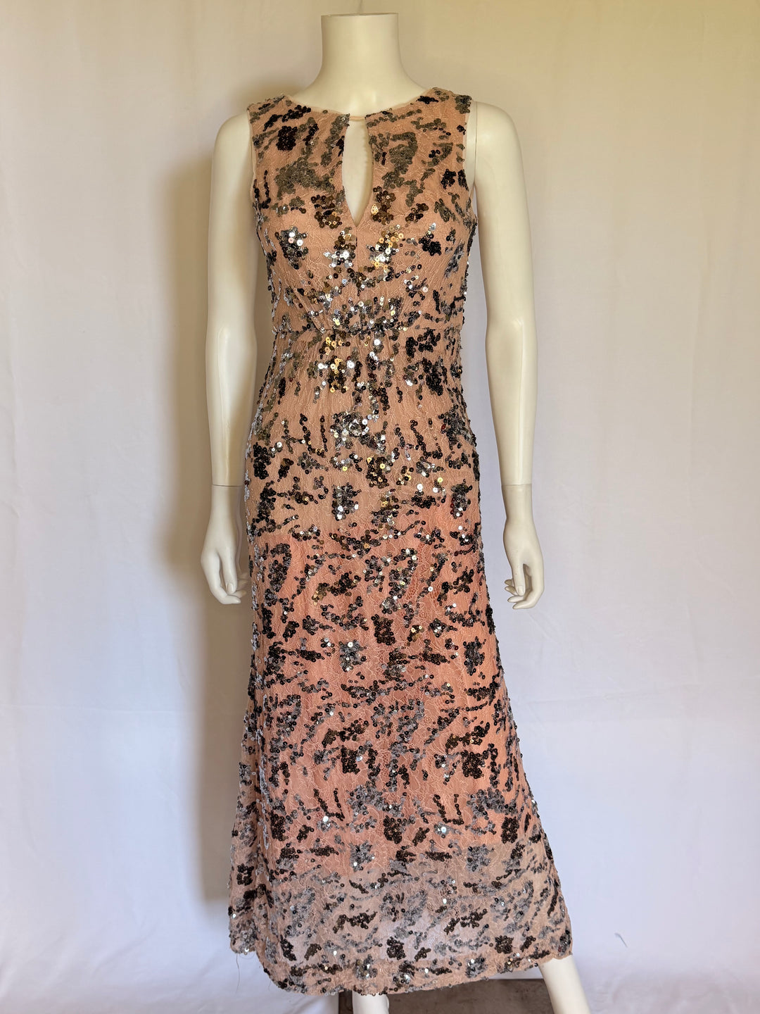BCBG Embellished Sequin Gown