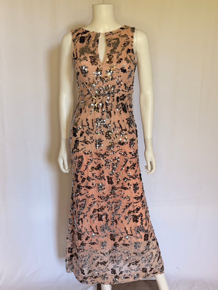 BCBG Embellished Sequin Gown