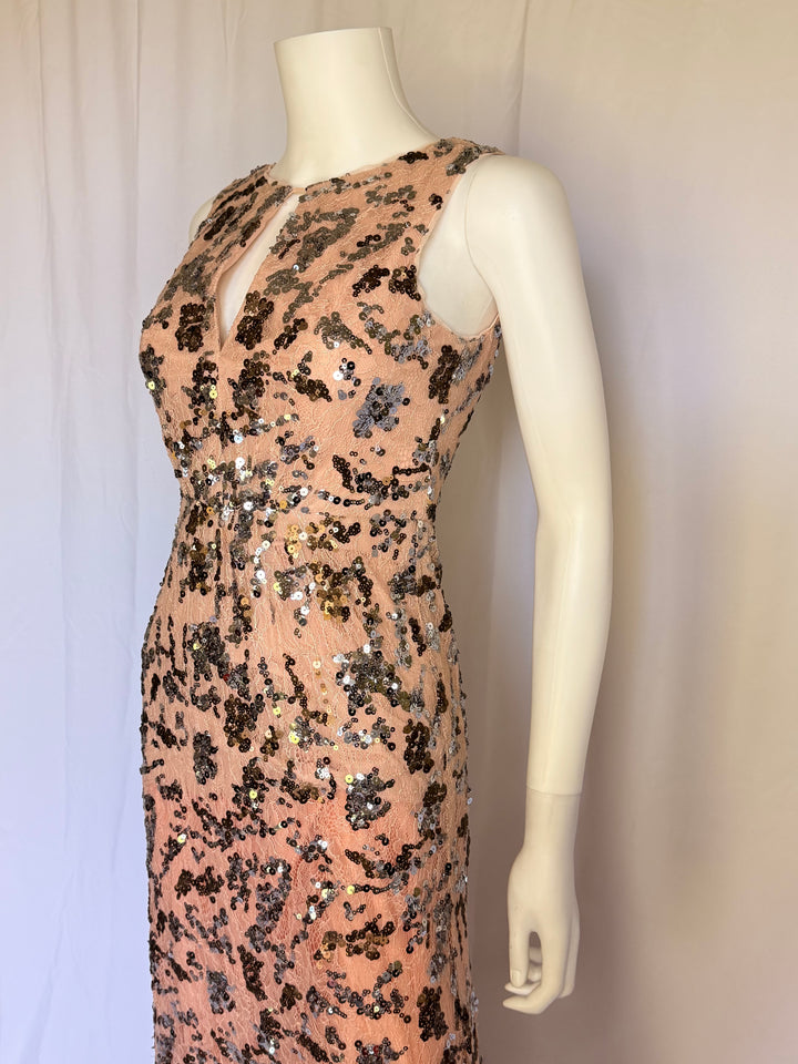 BCBG Embellished Sequin Gown
