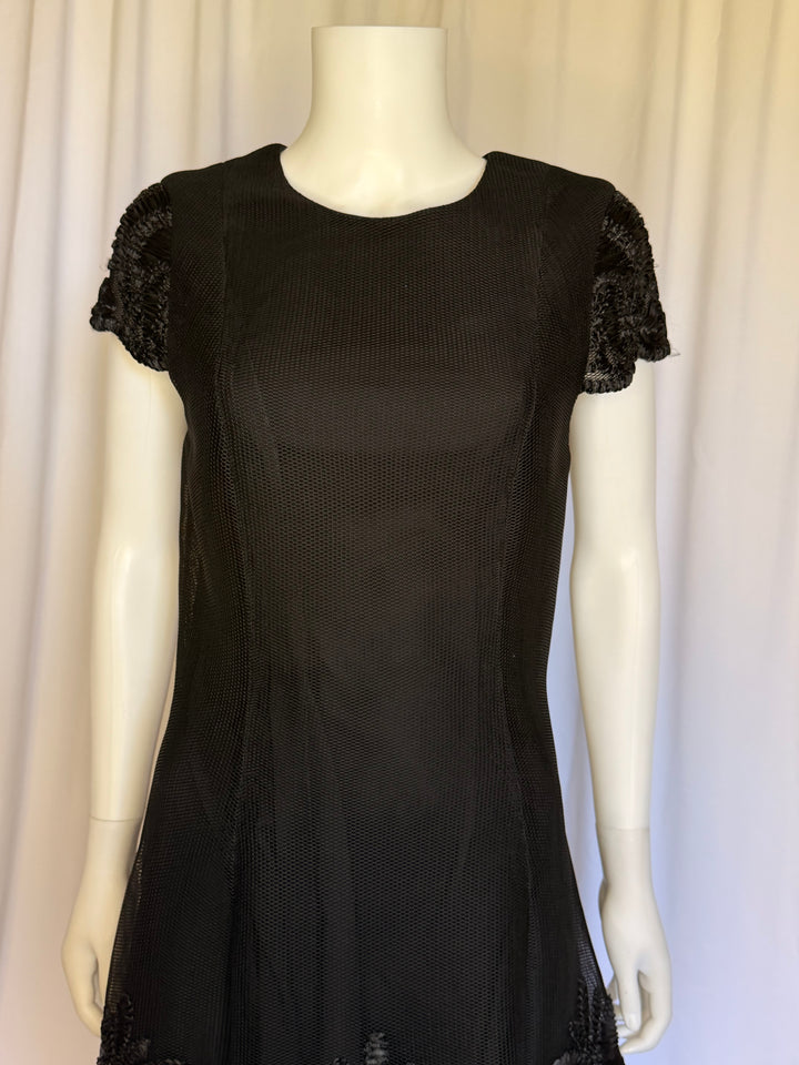 Mestiza New York Black Lace Hem Dress