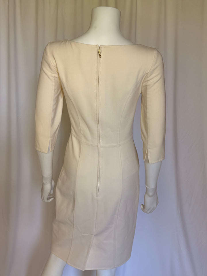 Carolina Herrera Ivory Sheath Dress