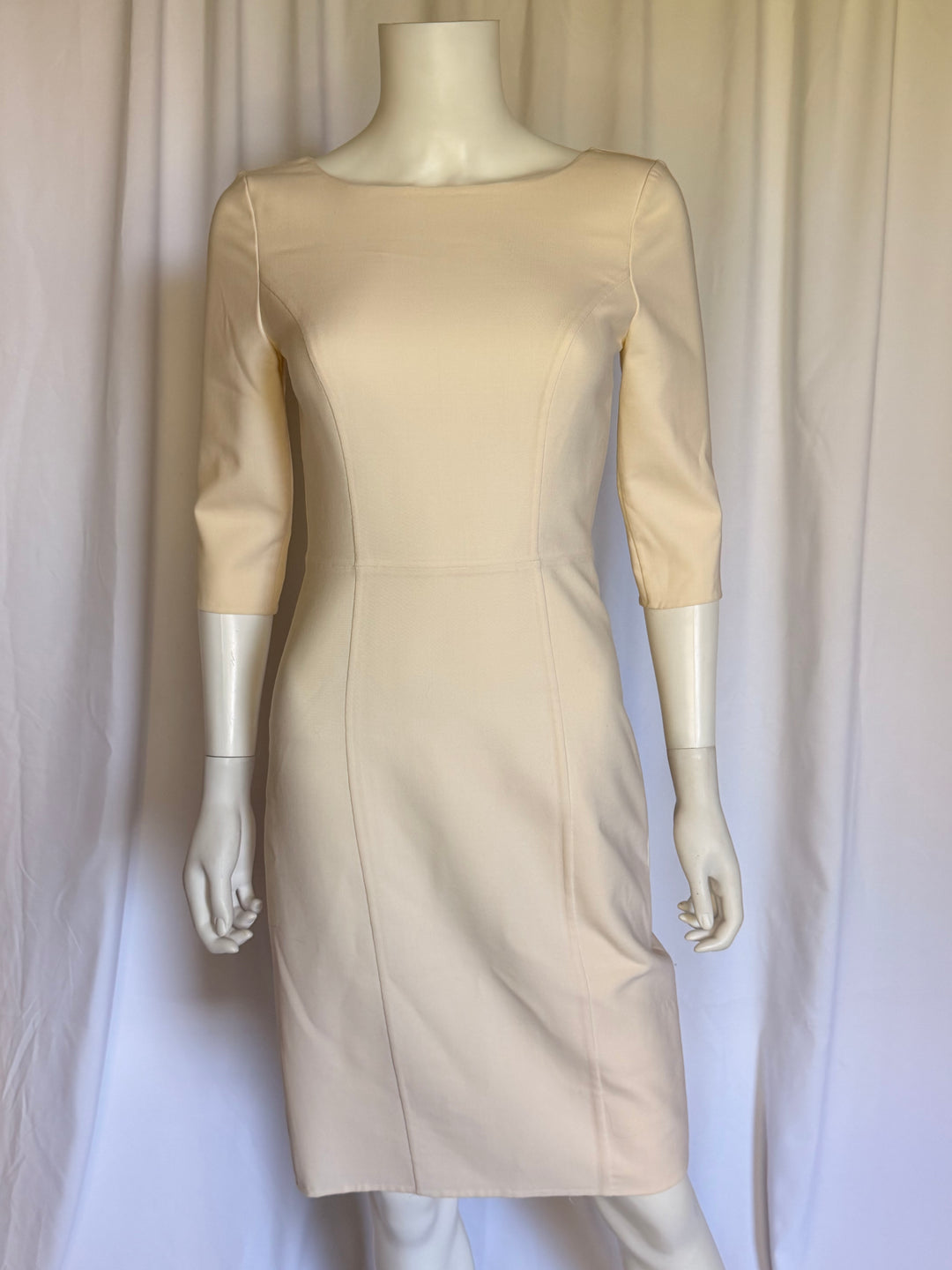 Carolina Herrera Ivory Sheath Dress