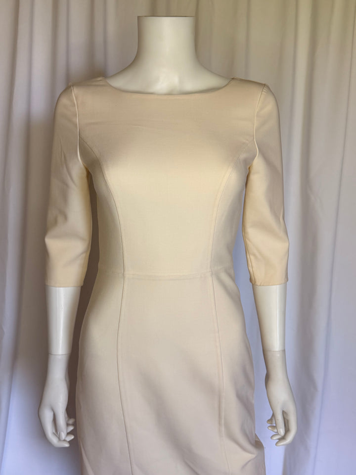 Carolina Herrera Ivory Sheath Dress
