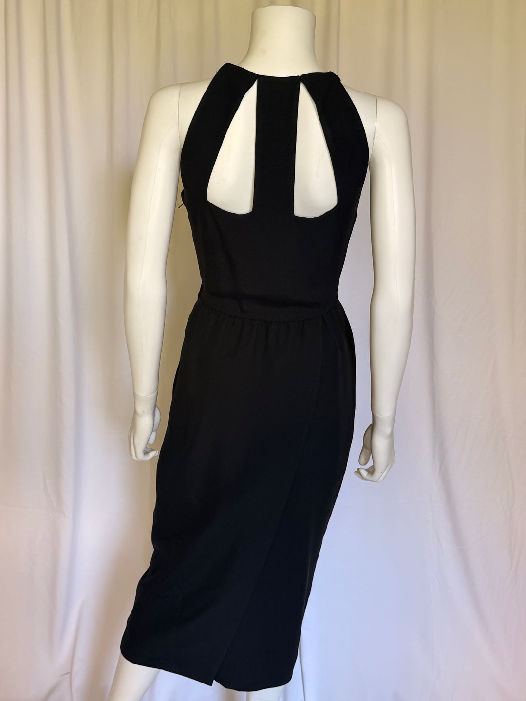 Oscar de la Renta Cutout Column Midi Dress