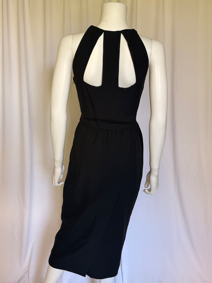 Oscar de la Renta Cutout Column Midi Dress