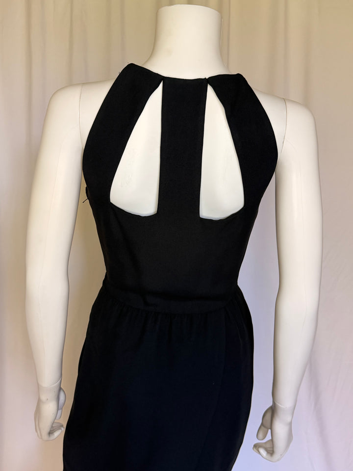 Oscar de la Renta Cutout Column Midi Dress