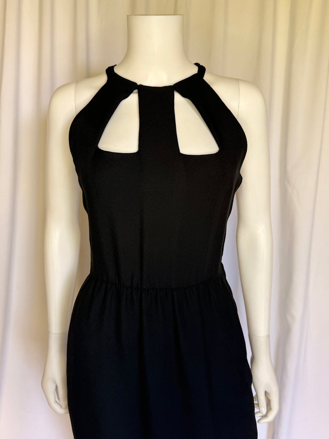 Oscar de la Renta Cutout Column Midi Dress