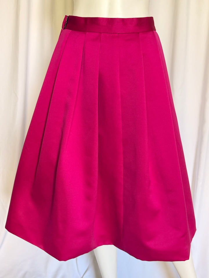 Vintage Oleg Cassini Satin Ball Skirt