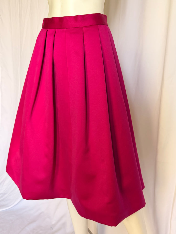Vintage Oleg Cassini Satin Ball Skirt